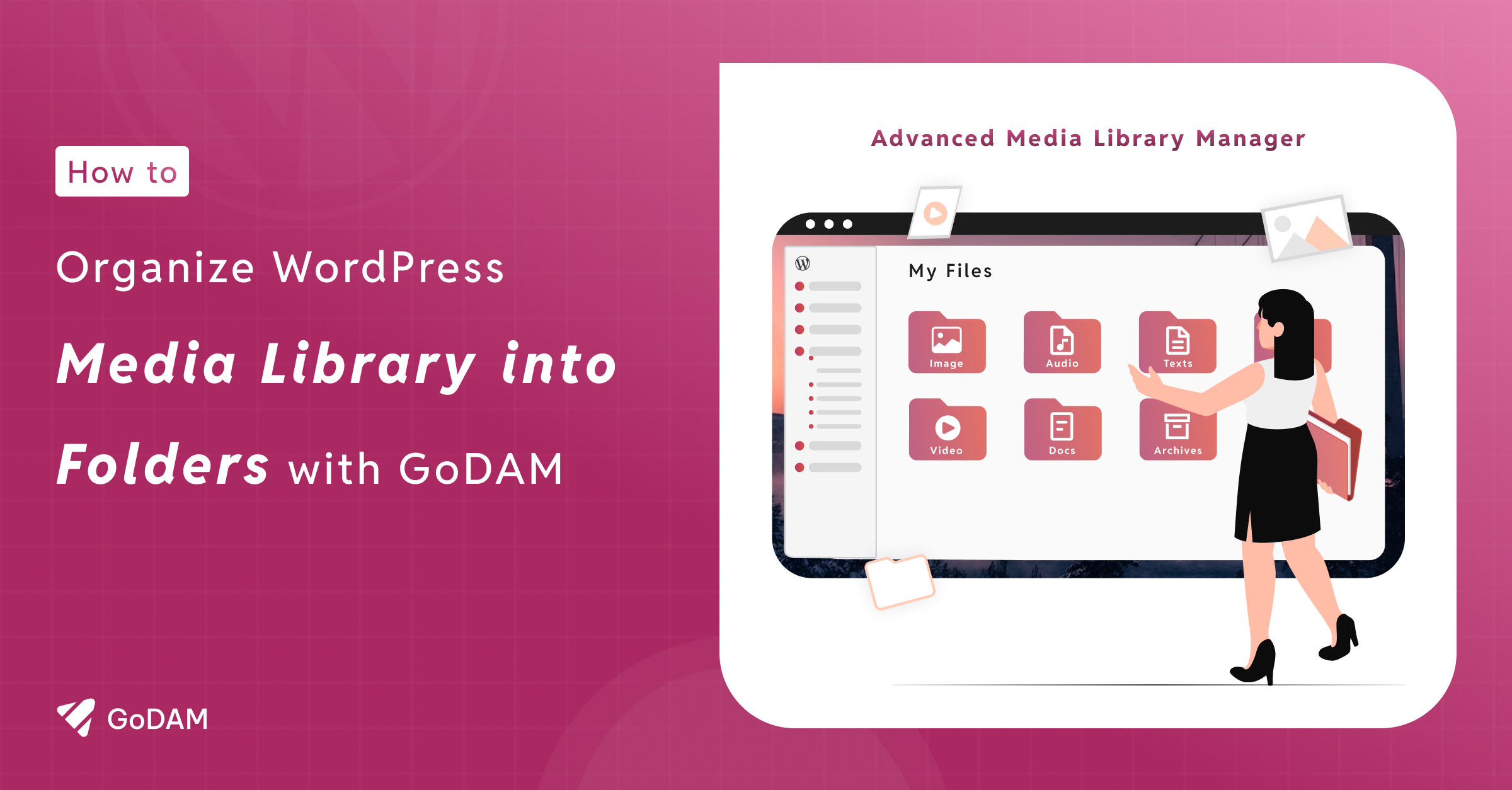 How to Organize Media Files Using a WordPress Media Library Manager