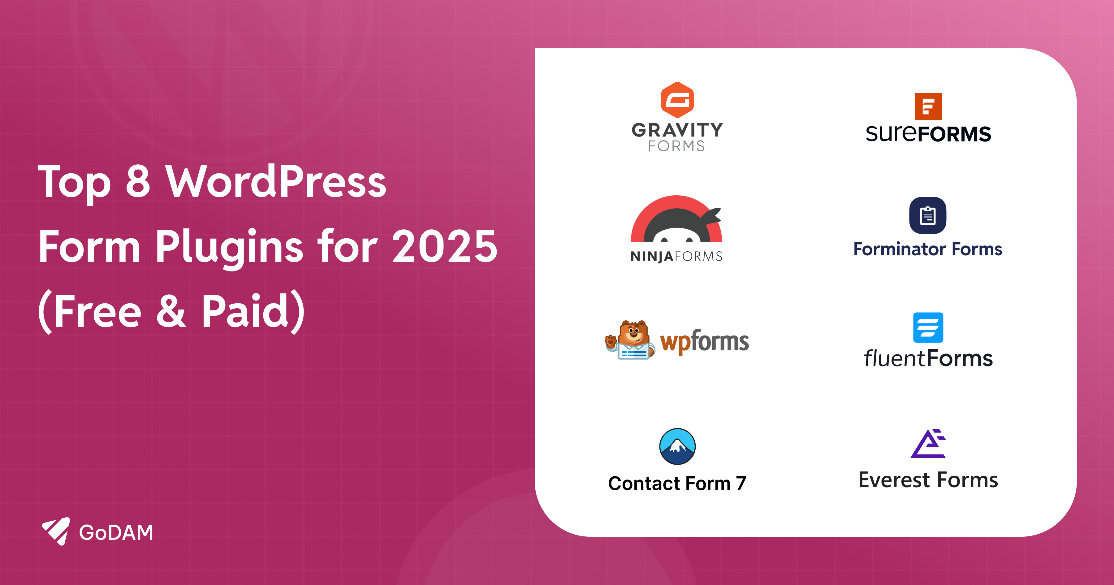 Top 8 WordPress Form Plugins for 2025 (Free & Paid)