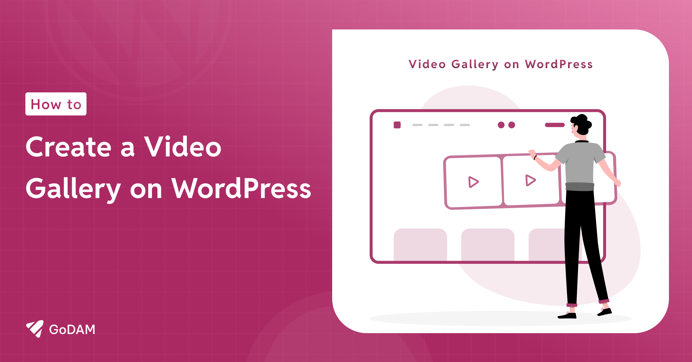 How to Create a Video Gallery using Elementor and GoDAM on WordPress